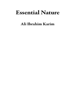 cover image of Essential Nature